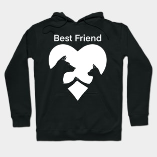 Dog and cat best friends Hoodie